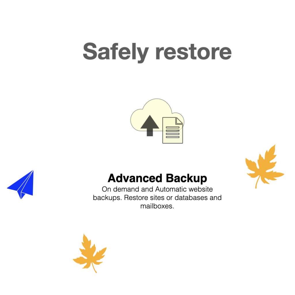 Advanced Backup graphic