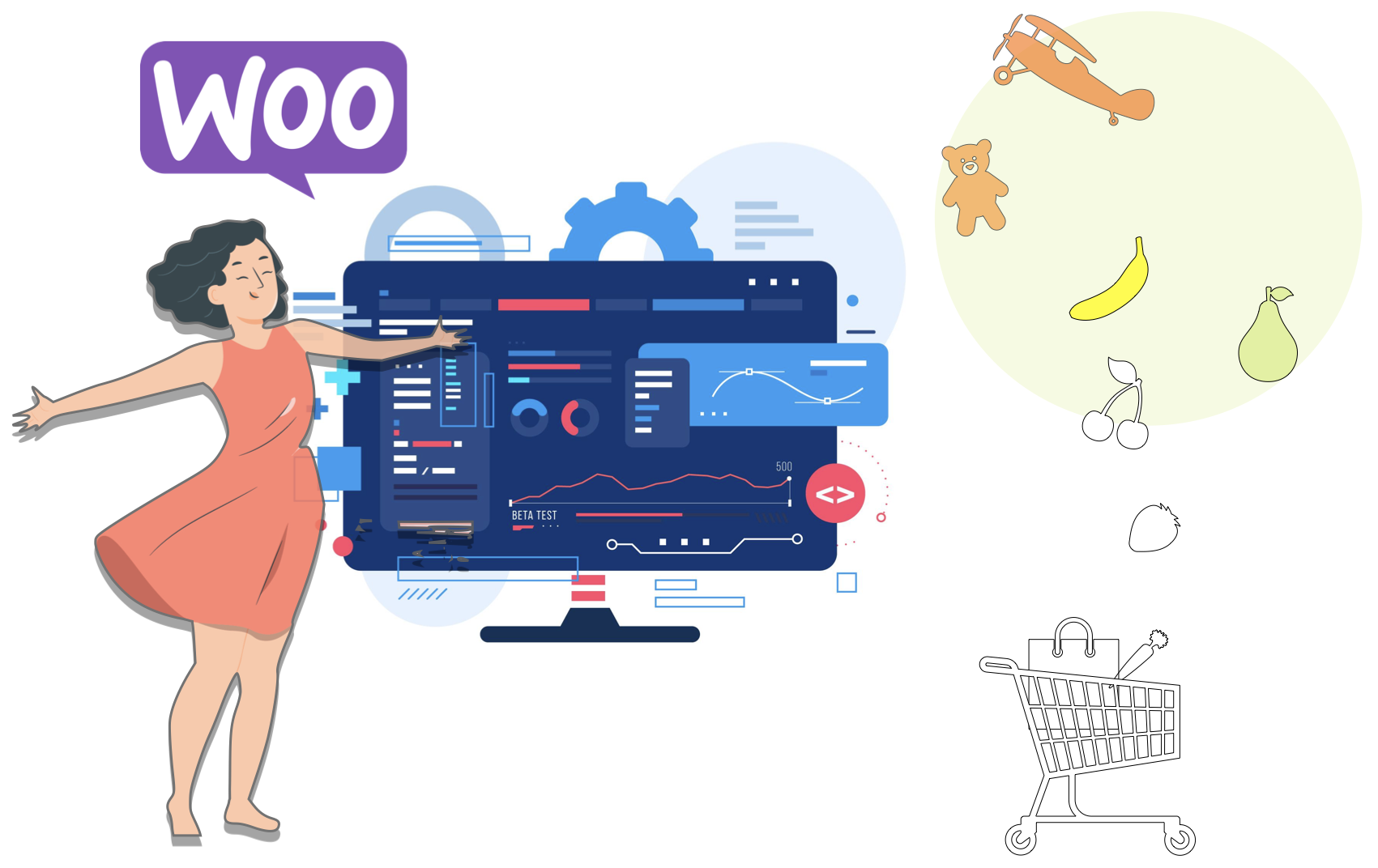 WooCommerce Hosting Hero Graphic